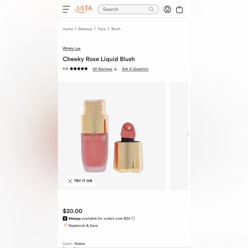 WINKY LUX Pink Blush Makeup